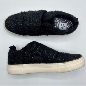 DV by Dolce Vita | Black Sequin Slip On Shoes